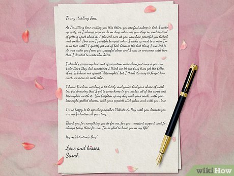 Comment terminer une lettre d'amour à son amoureux (clôture)