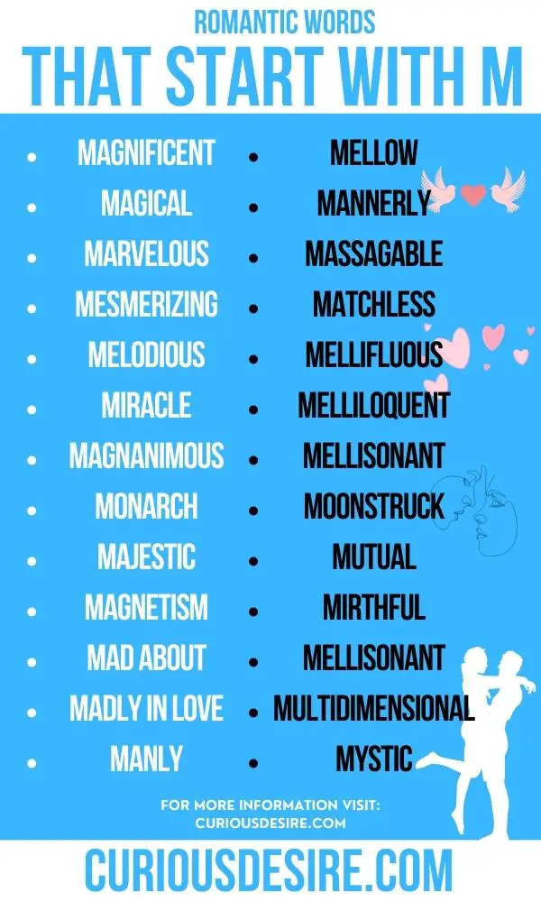Liefdeswoorden beginnend met M (met definitie)