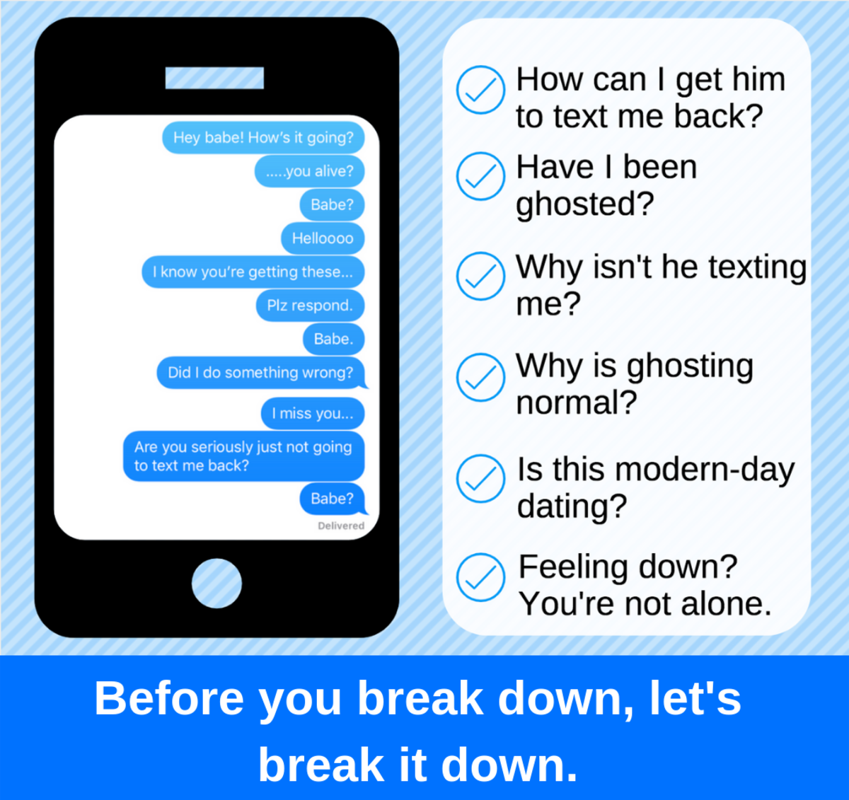 Kodėl vaikinai staiga nustoja rašyti SMS žinutes? (Sužinokite dabar)